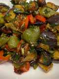 باذنجان بالصويا صوص