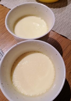 A picture of Steam Egg with Milk.