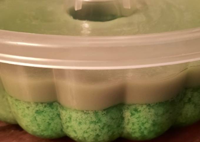 Puding Lumut Lapis Puding Pandan Nutrijel