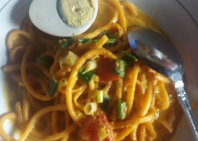 Resep Mie Gomak Spageti Batak Oleh Meri Hutagalung Cookpad