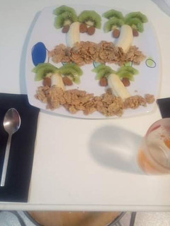 Una foto de Desayuno tropical