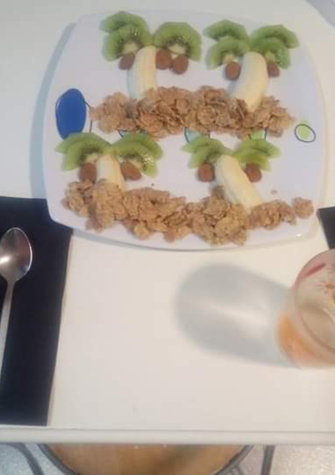 Una foto de Desayuno tropical