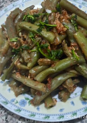 Une photo de Haricot vert sauté