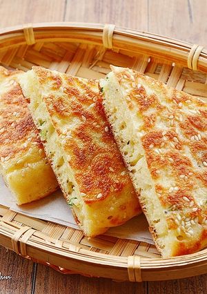 免揉香蔥發麵烙餅 的食譜成品照片