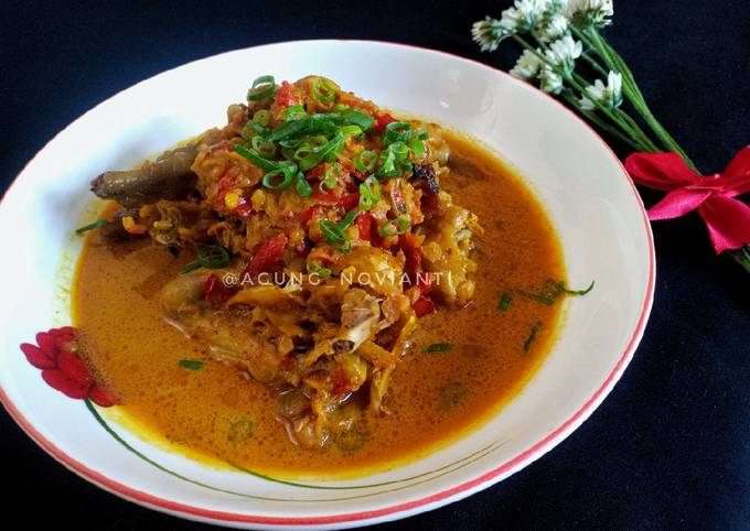 Ini dia! Bagaimana cara memasak Ayam Bakar Kuah Santan (Ayam Pelalah) dijamin lezat