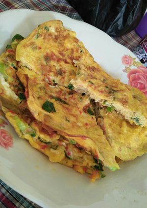 Foto resep Telor dadar wuenakk