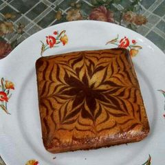 A picture of Zebra cake.