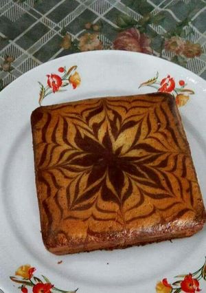 A picture of Zebra cake.