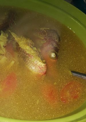 Foto resep Ikan kakap masak kuning