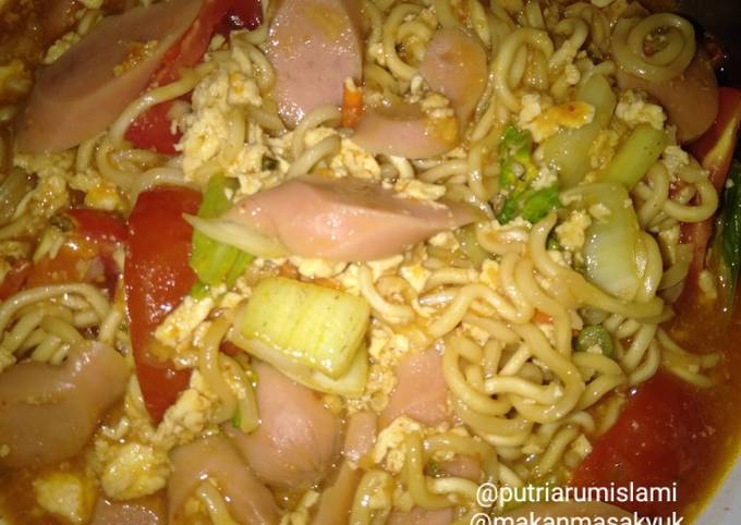 Resep Indomie/Mie nyemek Resep Indomie/Mie nyemek