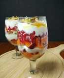 Fruit Cocktail With Yoghurt