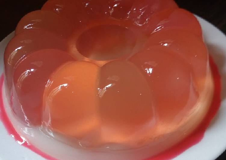 Puding agar2 jelly sirsak strawberry