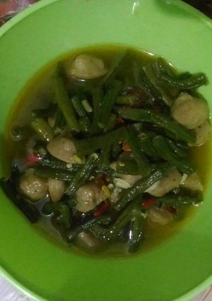 Foto resep Tumis kacang panjang+bakso