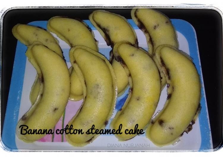 Bagaimana memasak Banana cotton steamed cake yang Lezat Sekali