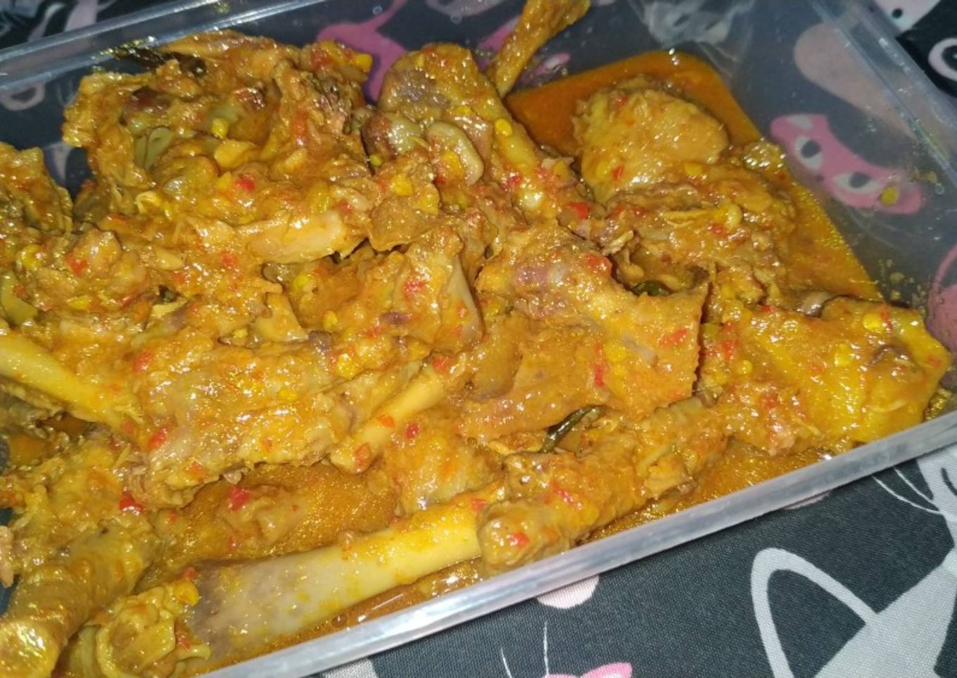 Resep Rica rica tulang ayam, Bisa Manjain Lidah