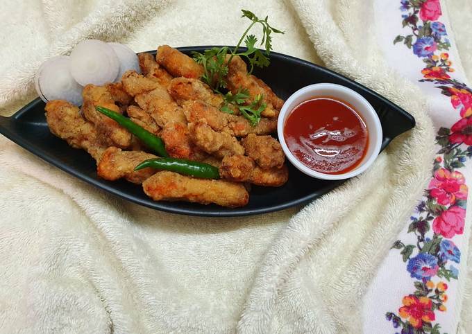 Crispy Chicken Finger Strips Recipe