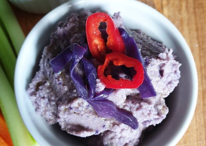 Passi a Preparare Premiato Hummus cavolo viola