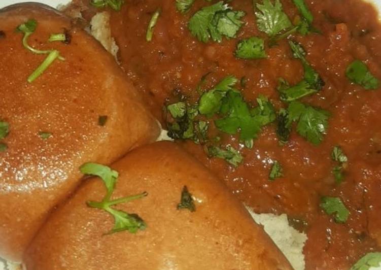 Recipe of Super Quick Homemade Pav bhaji