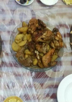 صورة لوصفة بطاطا بالدجاج