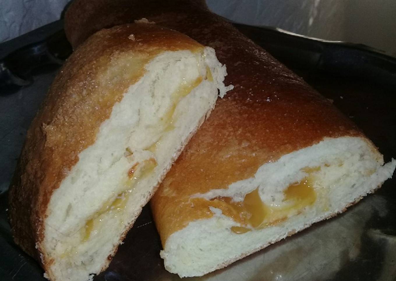 Pan casero Dulce relleno dulce de batata. Un manjar 😉