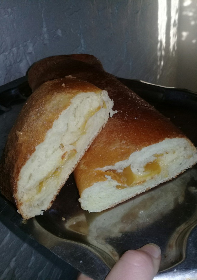Una foto de Pan casero Dulce relleno dulce de batata. Un manjar 😉
