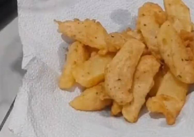 Resep Kentang goreng wedges, Enak