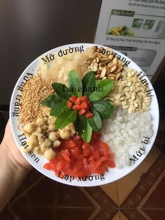 Hình của món Nhân thập cẩm (Bánh nướng bánh dẻo trung thu).