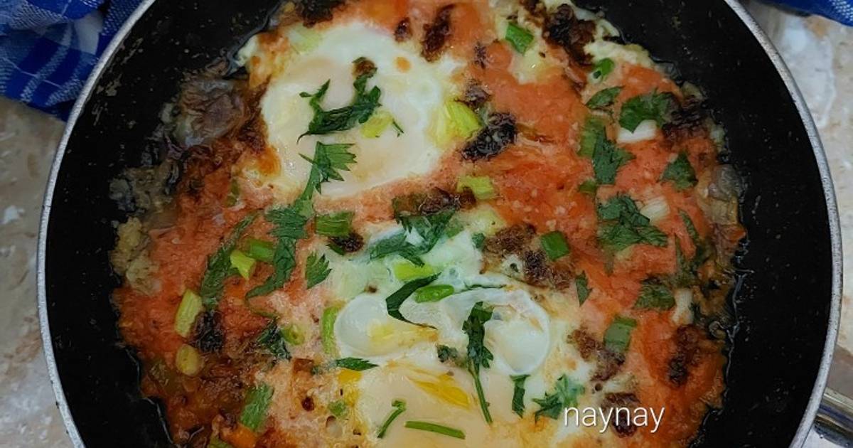 Resep Shakshuka (North African Poached Eggs In Tomato Sauce) oleh