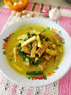 Foto resep Lodeh Kacang Panjang Tempe Tahu