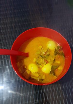 Foto resep Kuah lontong labu siam