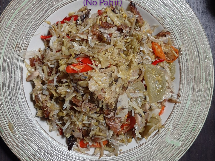 Bagaimana Menyiapkan Tumis Bunga Pepaya Teri Tongkol (Tidak Pahit), Lezat Sekali