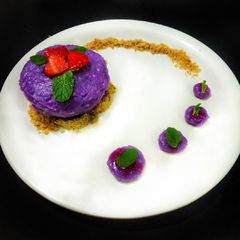 A picture of Purple Pudding.