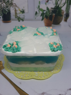 Foto resep Dessert Box Lychee Tosca dengan Cream Premium