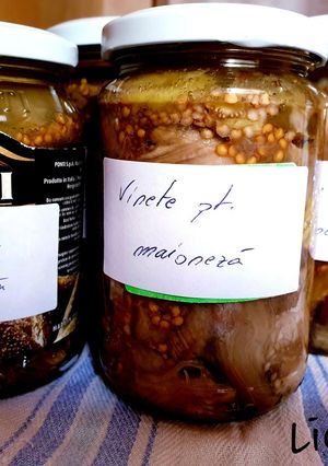 O poză a rețetei Vinete coapte la borcan (pentru salata cu maioneza).