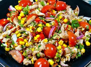 Фото Азіатський салат без майонезу 🥗 Легкий, яскравий і дуже смачний!.