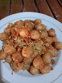 Foto resep Cilok bumbu kacang mercon