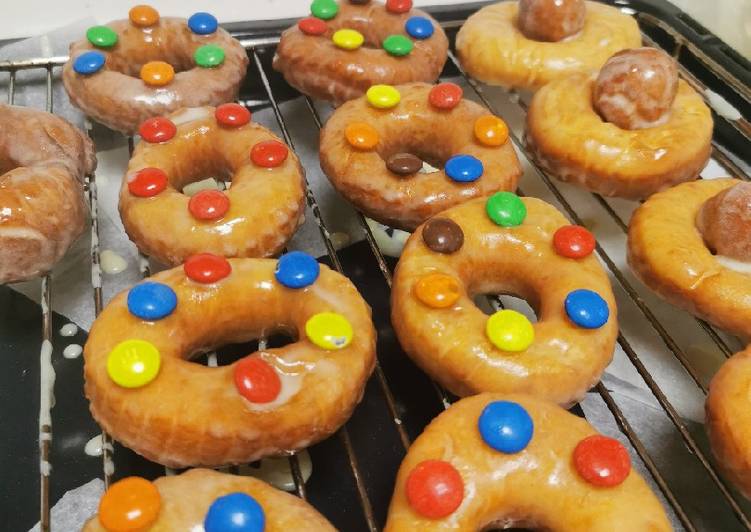Donuts with sugar Glaze