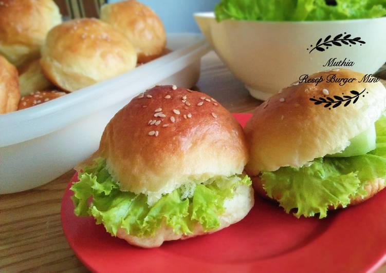 Recipe: Appetizing Burger Ayam Mini