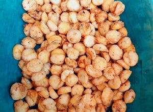 Una foto de Garbanzos crocantes en freidora de aire