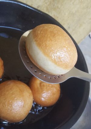 Doughnut me zobe ainihin hoton girkin