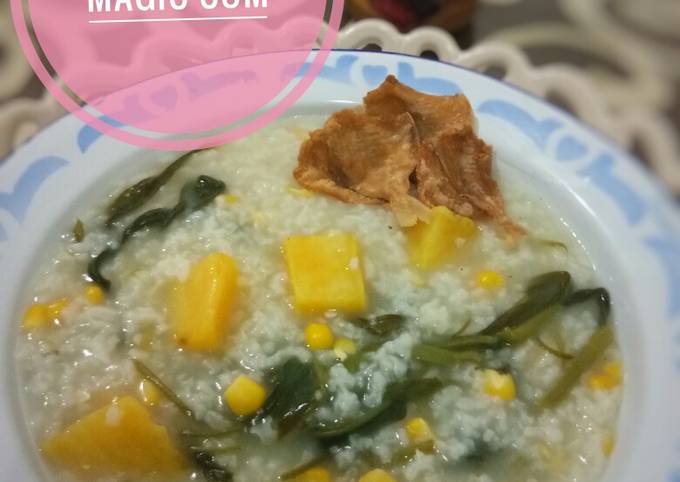 Langkah Mudah untuk Menyiapkan Bubur manado magic com #BikinRamadanBerkesan yang Sempurna