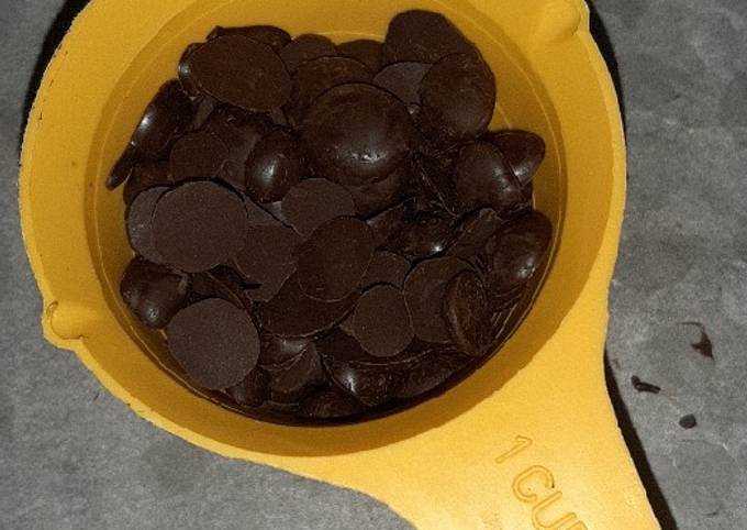 Homemade choco chips