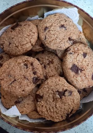 Csokis zabkeksz 🍪 recept fotója