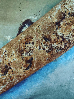 Foto di Filone di pane semiintegrale al germe di grano e malto d'orzo