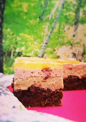Zdjęcie przepisu Autorskie ciacho Cherry boom🍒🍫.