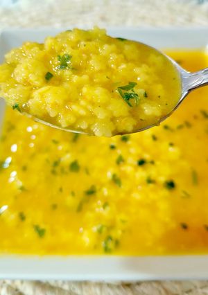 Una foto de Sopa pastina