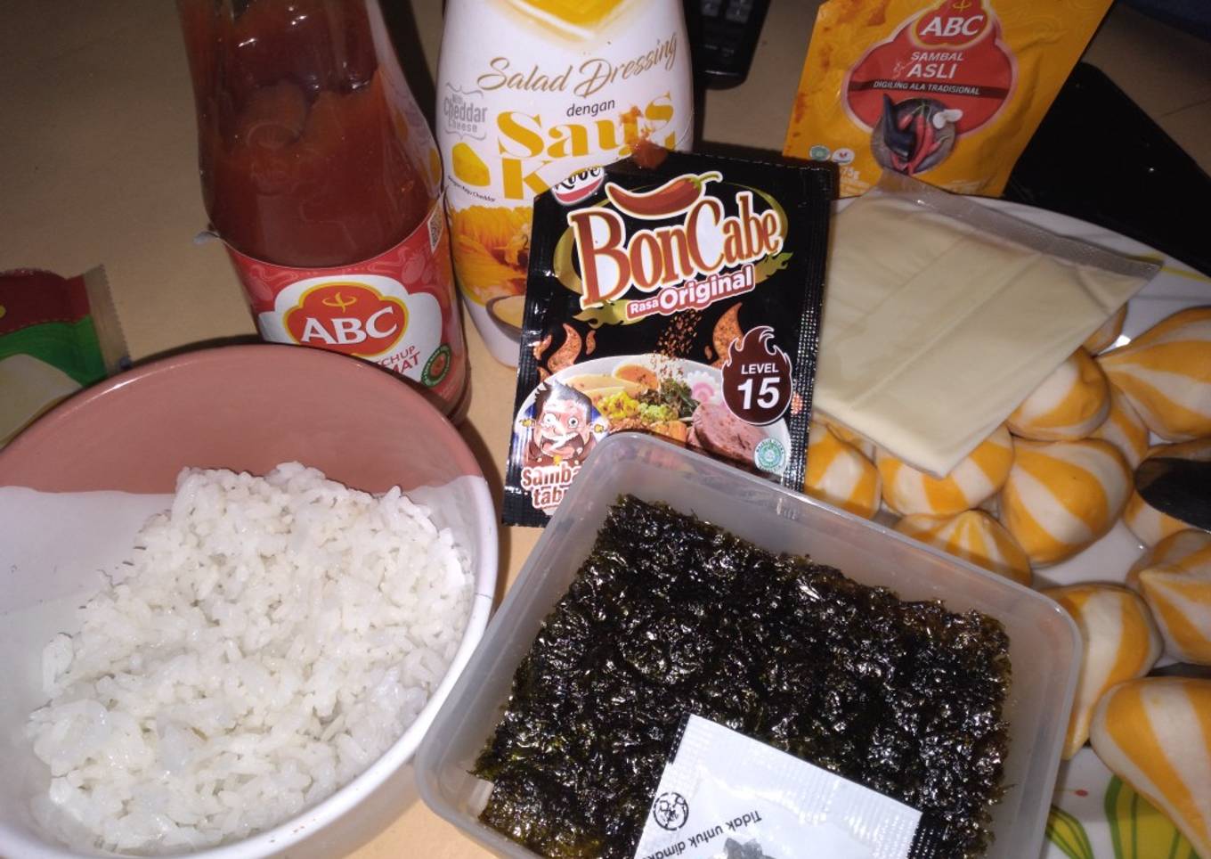 Nasi mentai ala Yaya