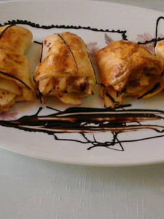 Una foto de Manzanas con masa de empanada