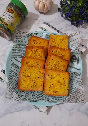 Foto resep Garlic Bread (Roti Tawar)