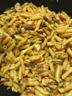 A picture of Chicken macaroni.